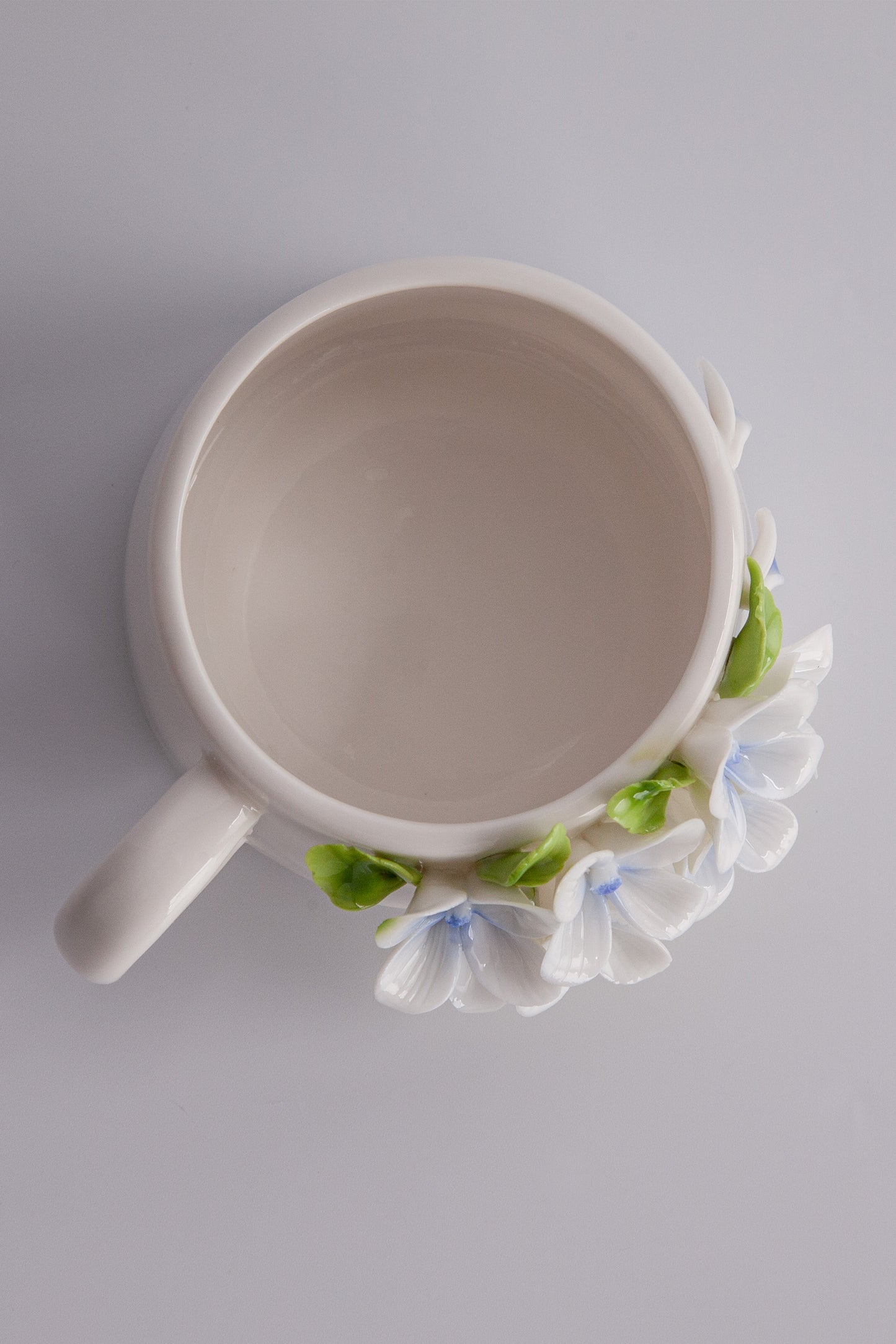 Porcelain Florals Series-Hydrangea Bloom Cup
