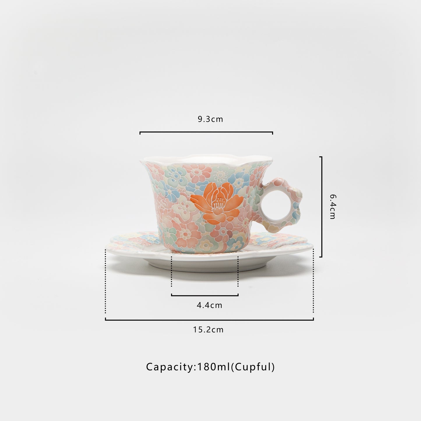 Myriad Blooms Porcelain Collection-coffee cup