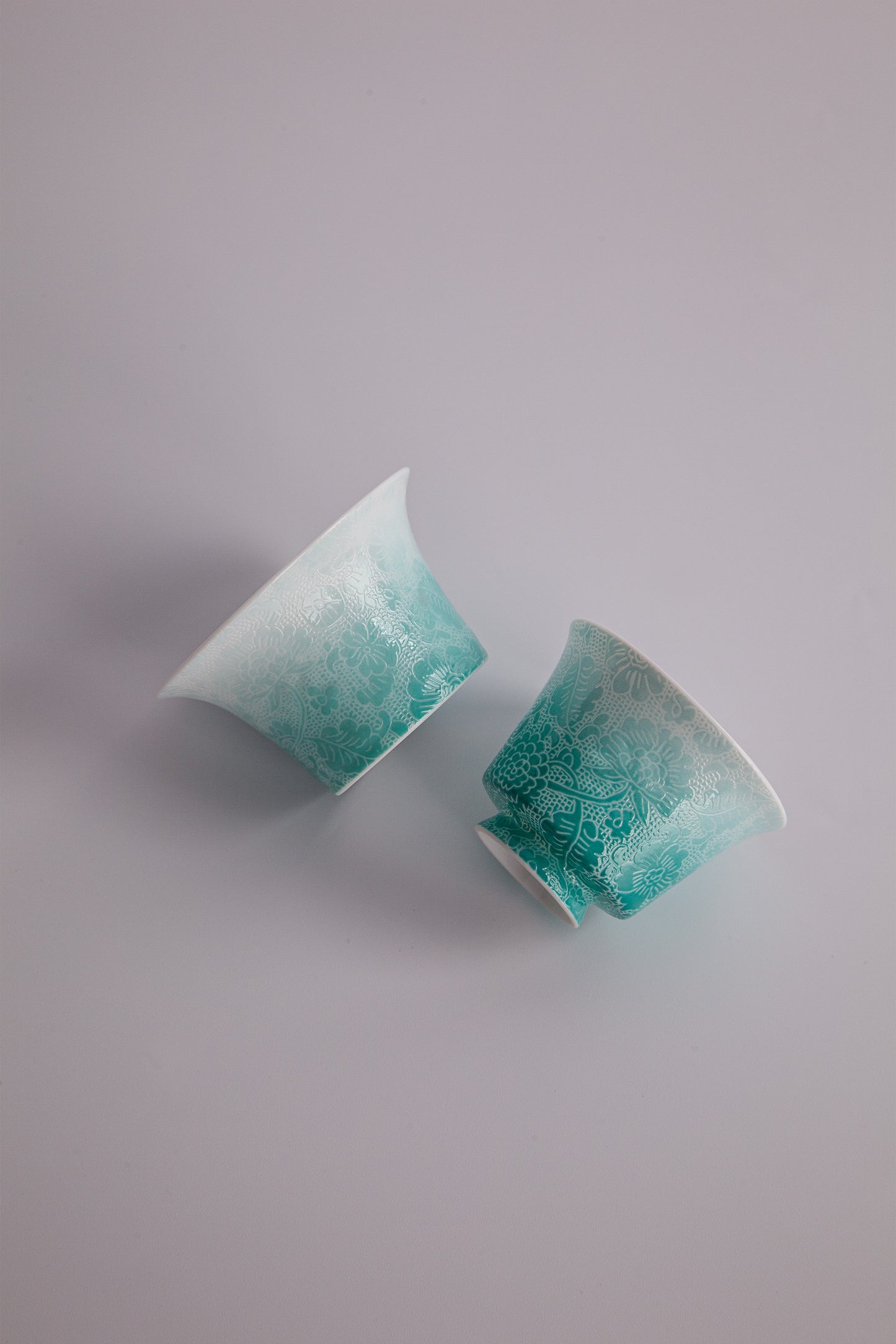 Petite Sgraffito Cup&Grand Sgraffito Cup