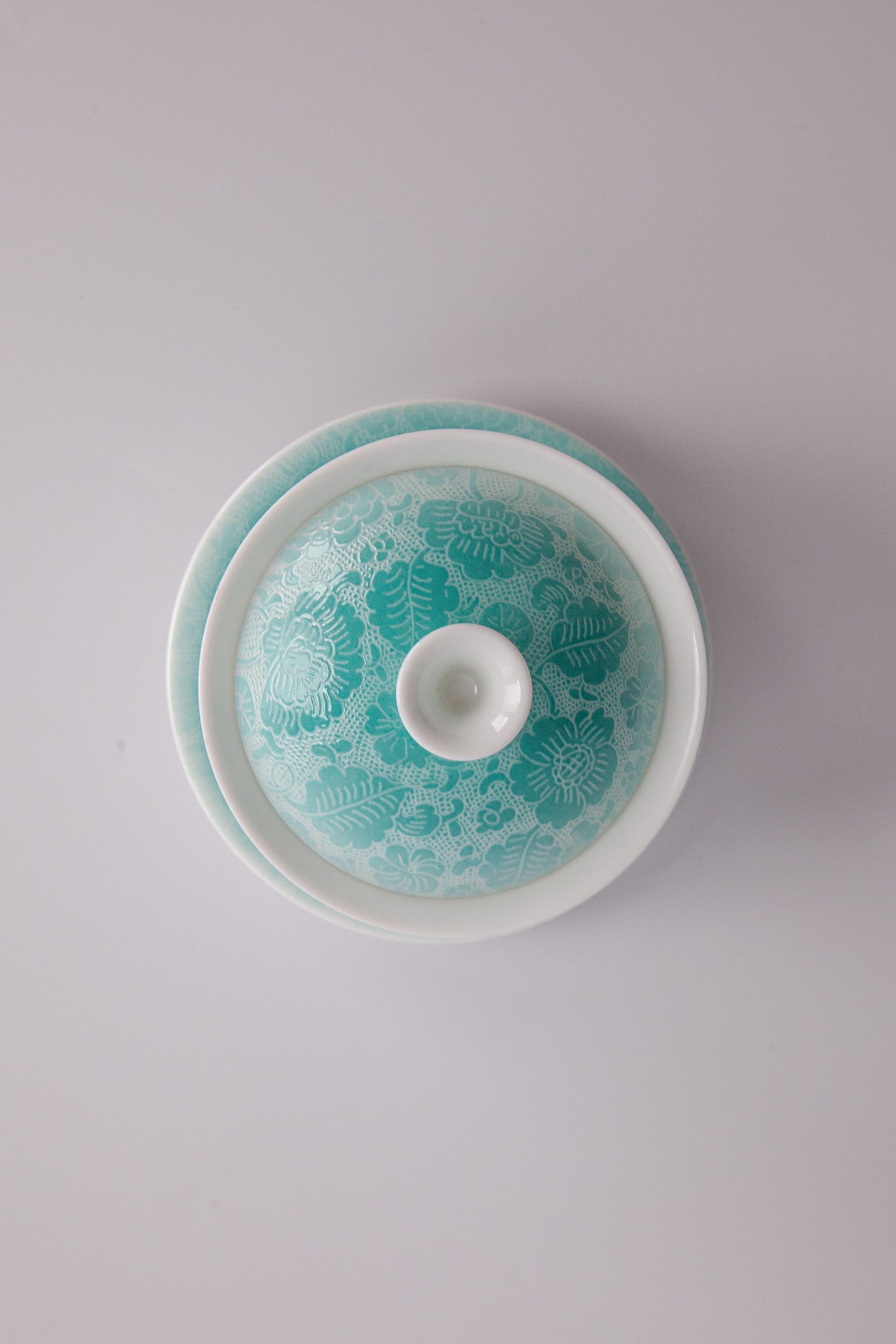 Sgraffito Lidded Bowl