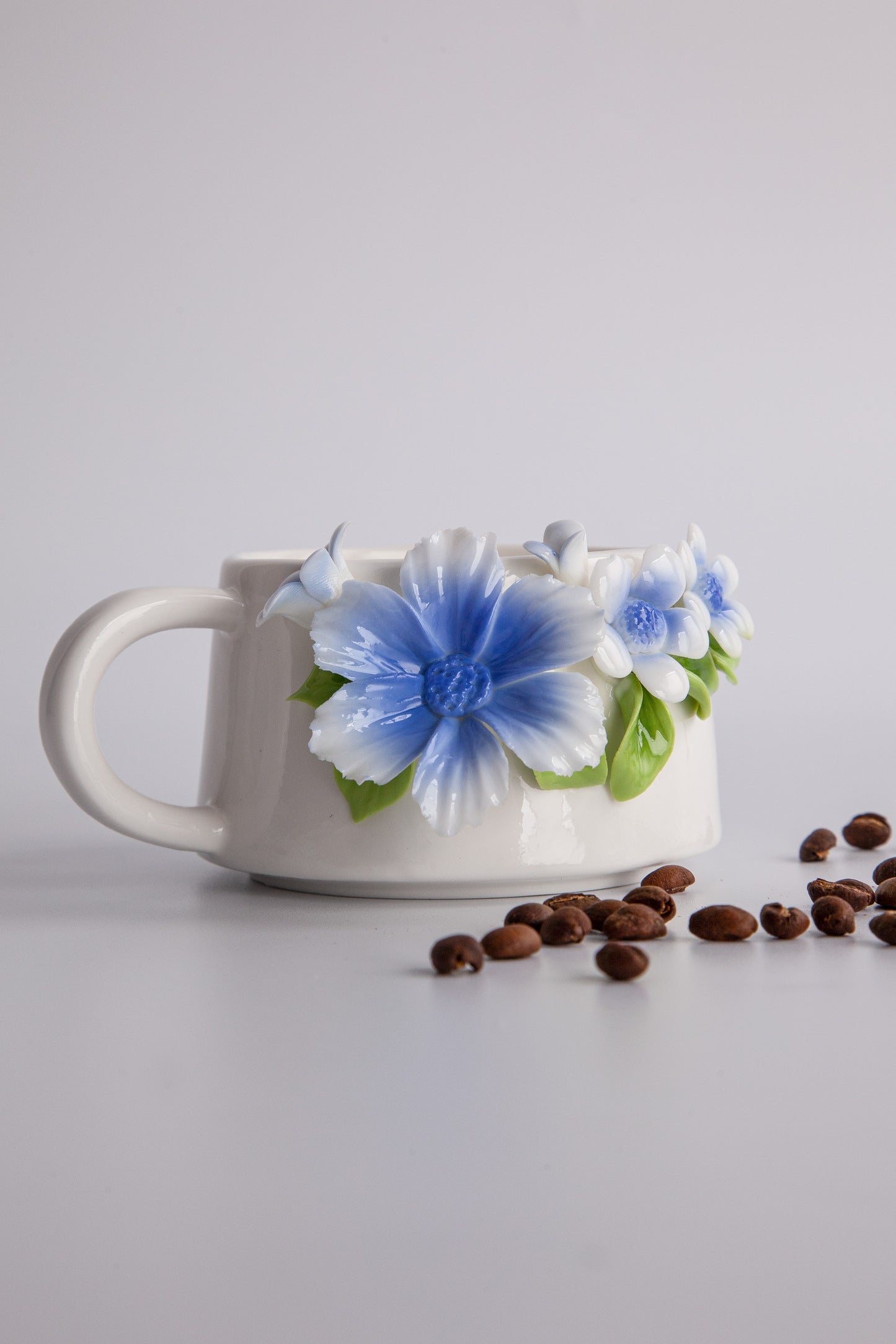 Porcelain Florals Series-Aster Dreams Cup