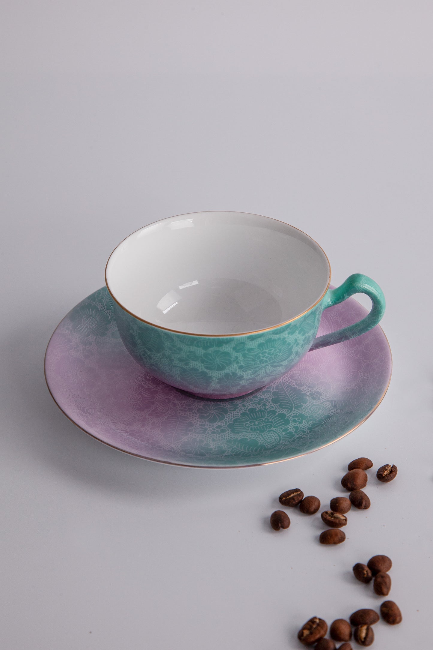 Sgraffito Coffee Cup