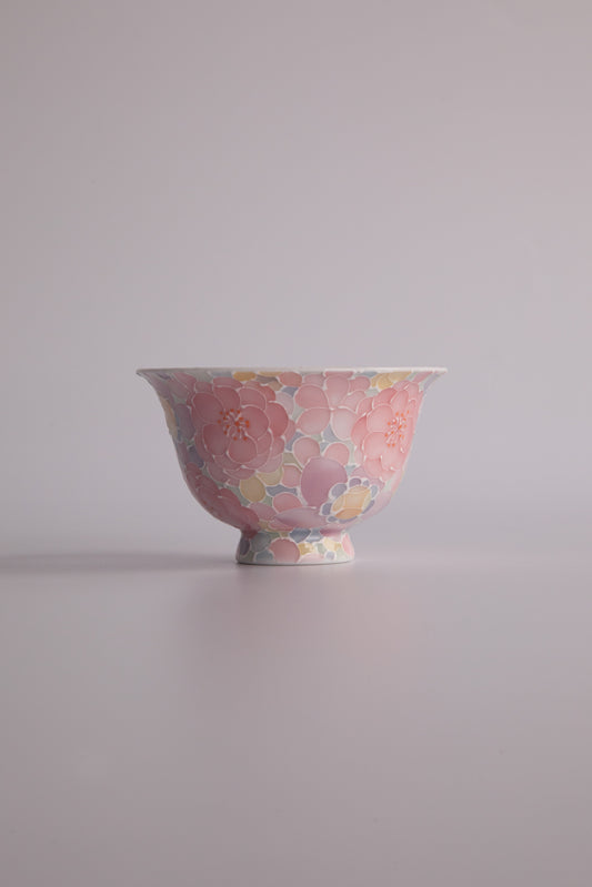 Myriad Blooms Porcelain Collection Flared Rim Cup