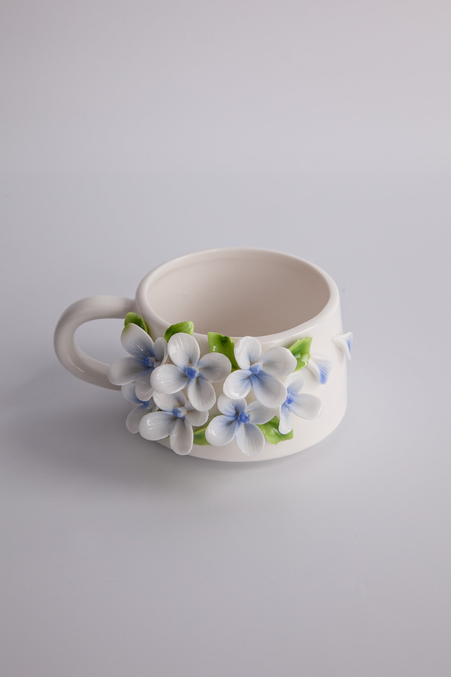 Porcelain Florals Series-Hydrangea Bloom Cup