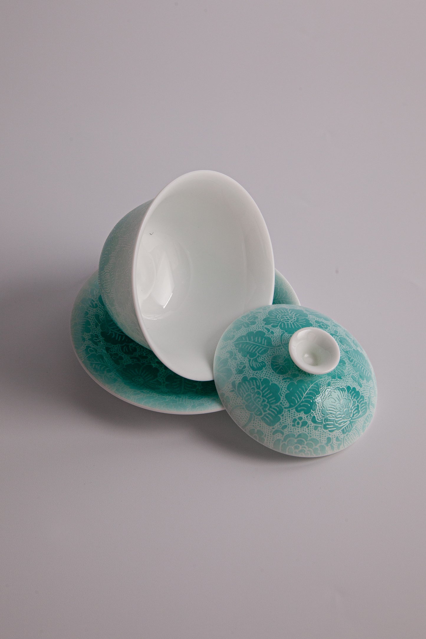 Sgraffito Lidded Bowl