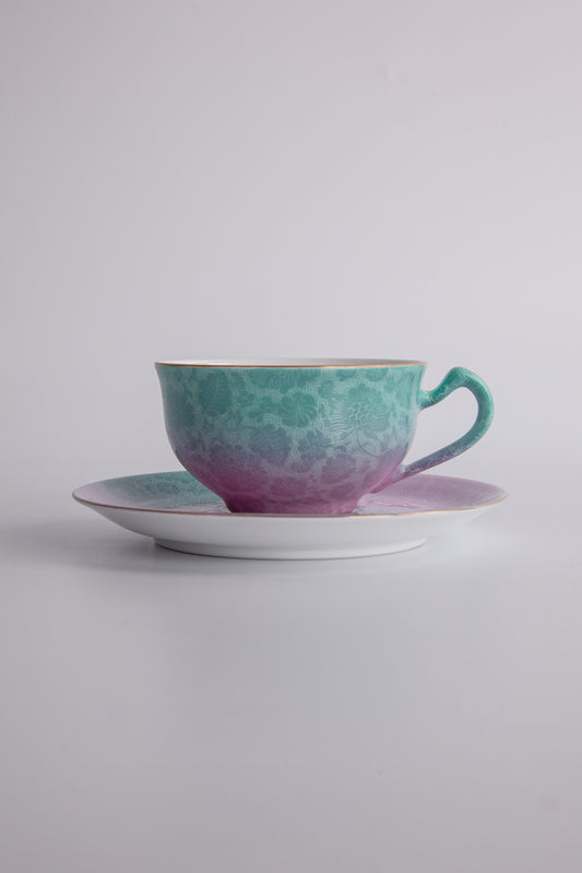 Sgraffito Coffee Cup