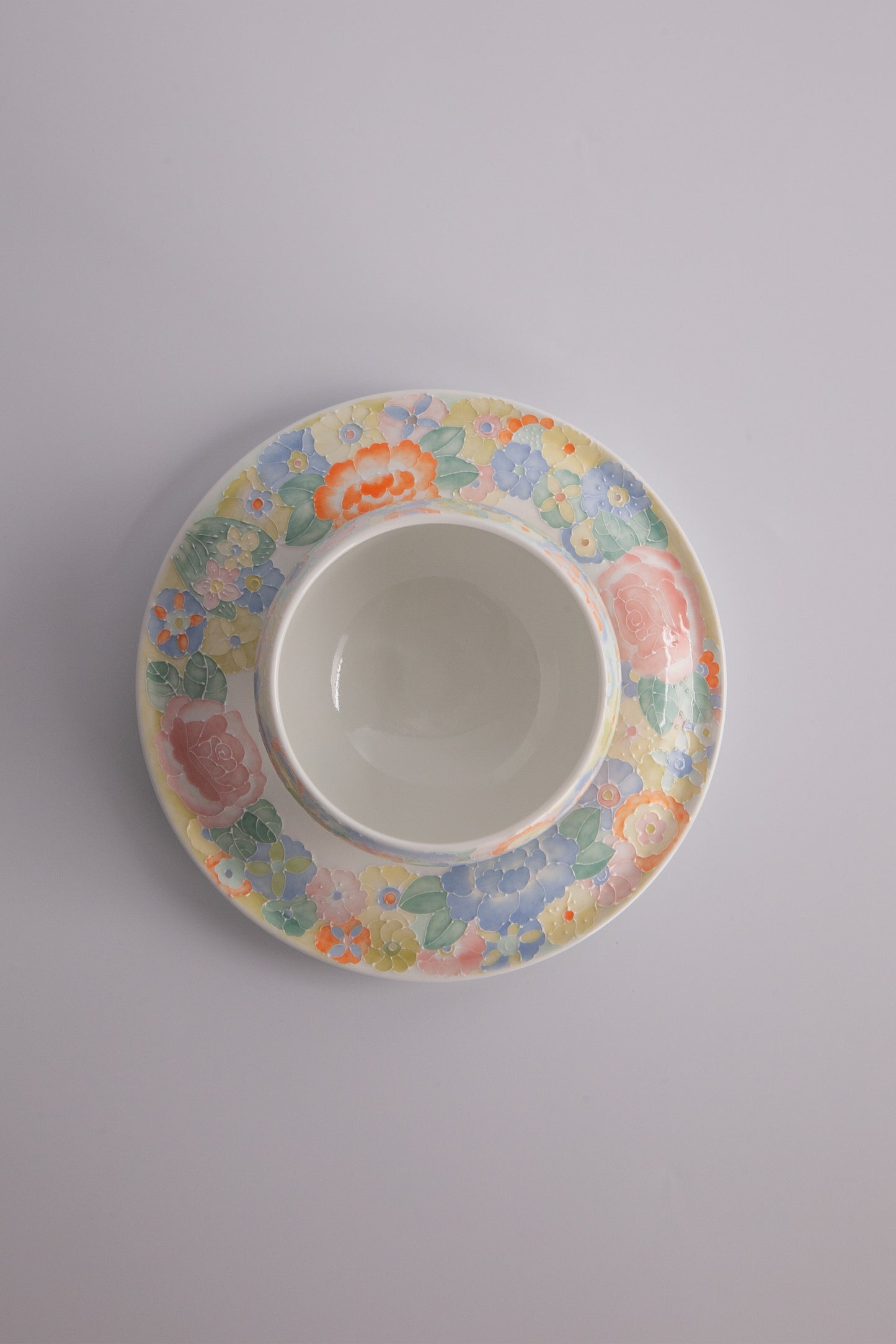 Myriad Blooms Porcelain Collection Round Harmony coffee cup