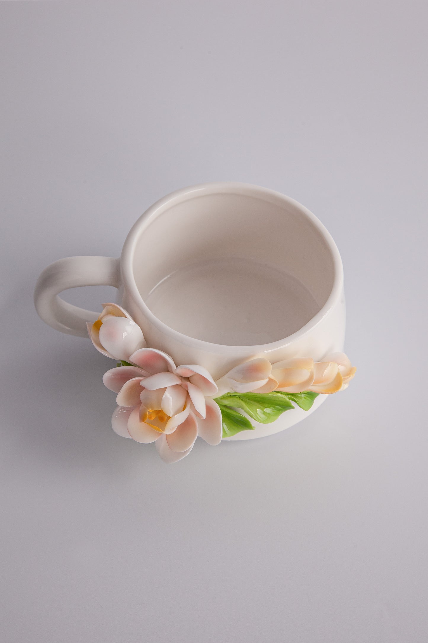 Porcelain Florals Series-Camellia Serenade Cup