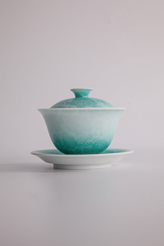 Sgraffito Lidded Bowl