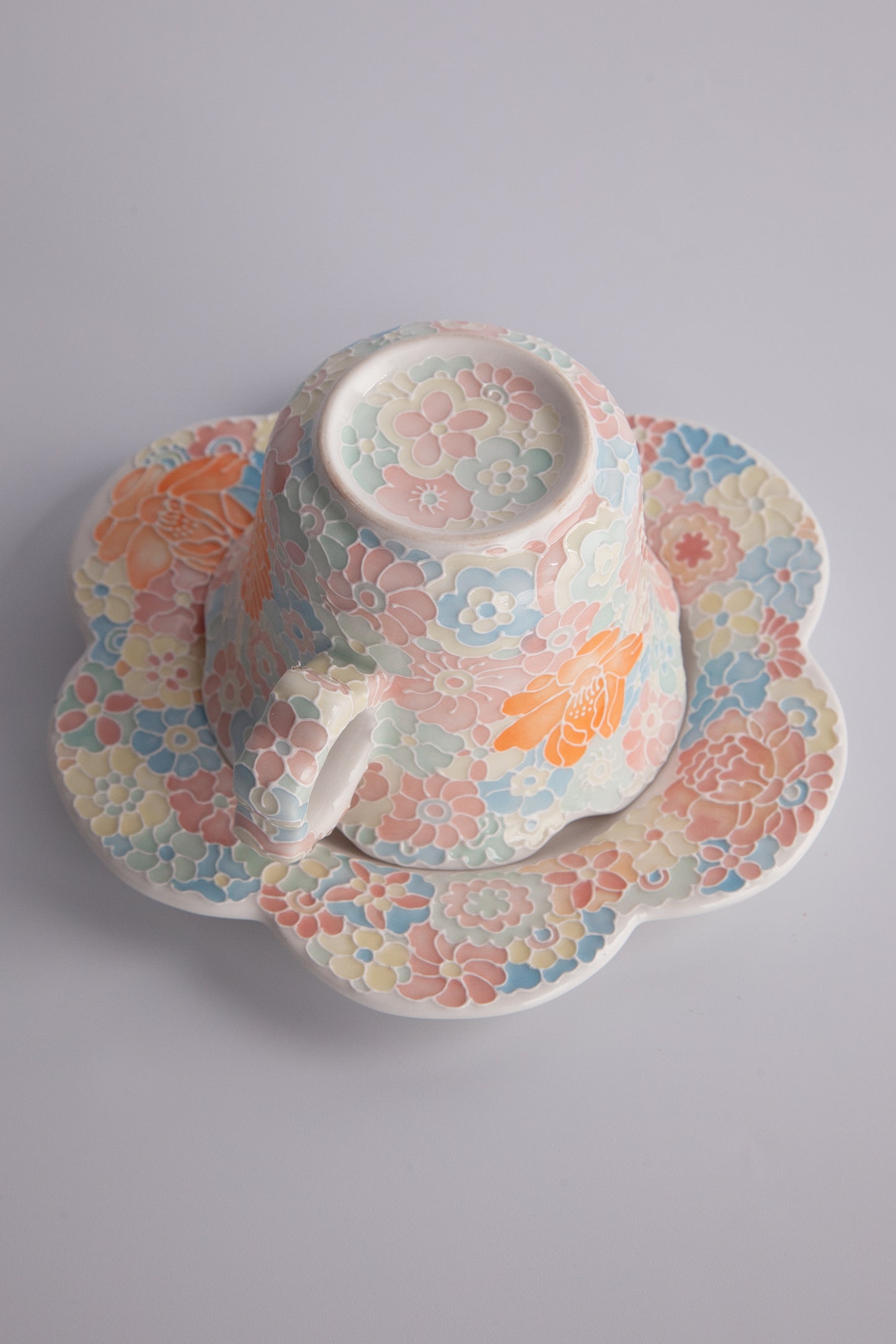 Myriad Blooms Porcelain Collection Petal Coffee Cup