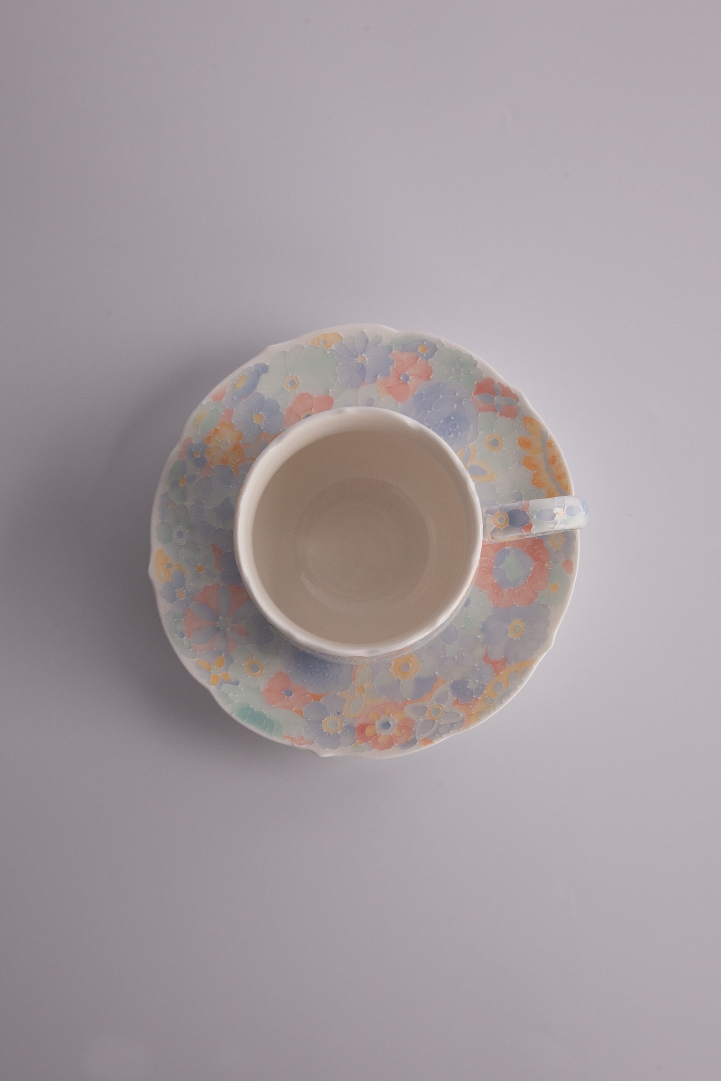 Myriad Blooms Porcelain Collection Flower Coffee Cup
