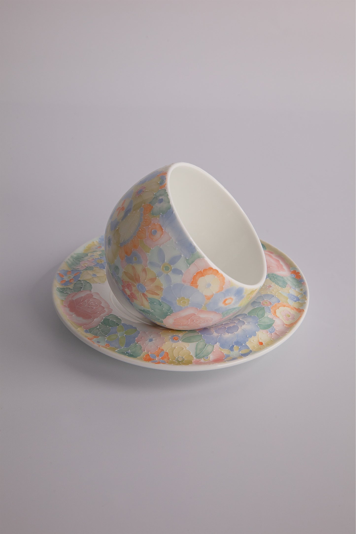 Myriad Blooms Porcelain Collection Round Harmony coffee cup