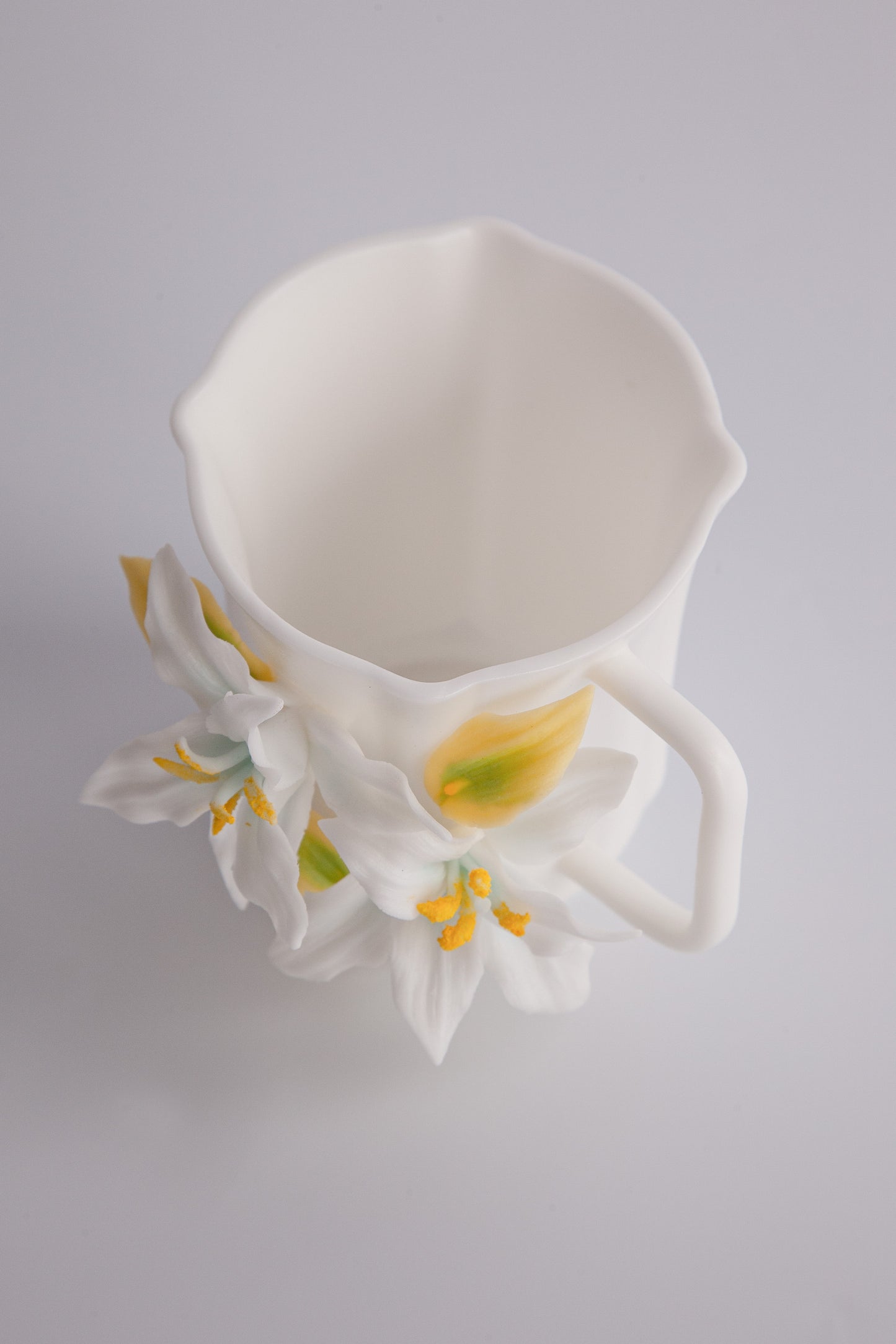 Porcelain Florals Series Lily Elegance Cup