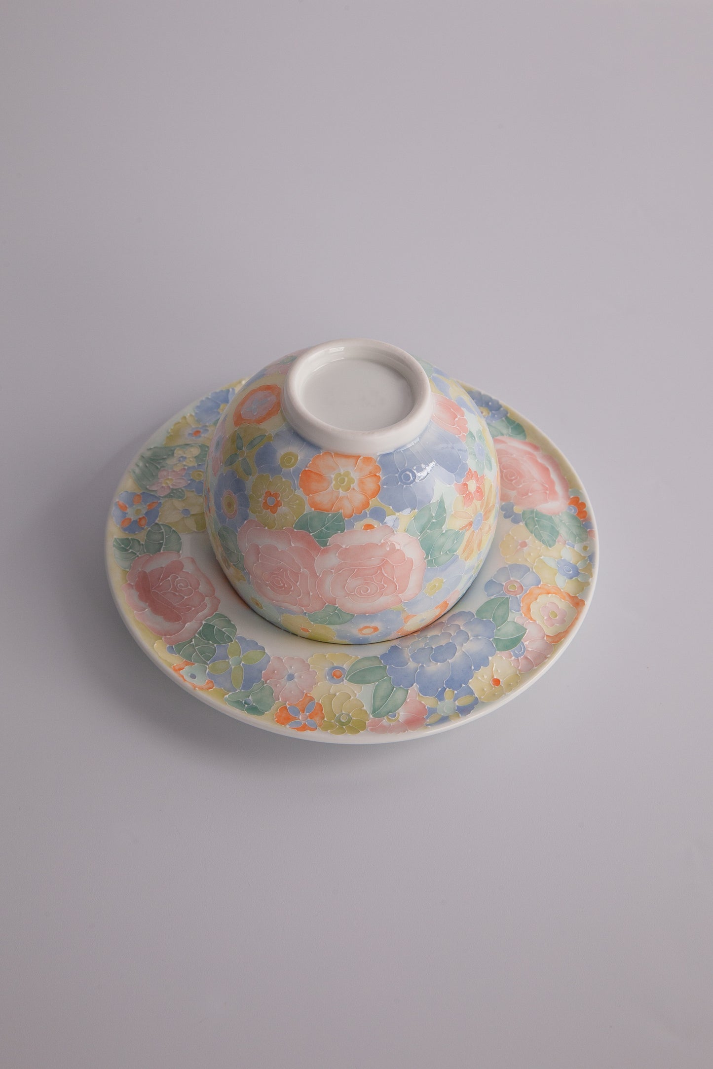 Myriad Blooms Porcelain Collection Round Harmony coffee cup