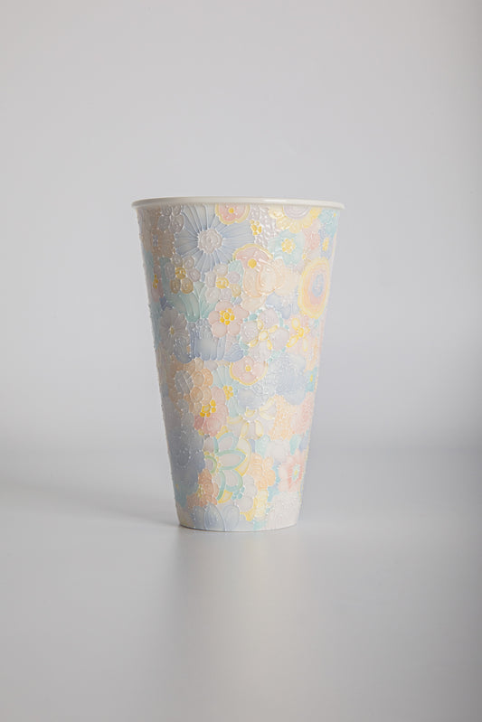 Myriad Blooms Porcelain Collection Blue Rhyme Coke cup
