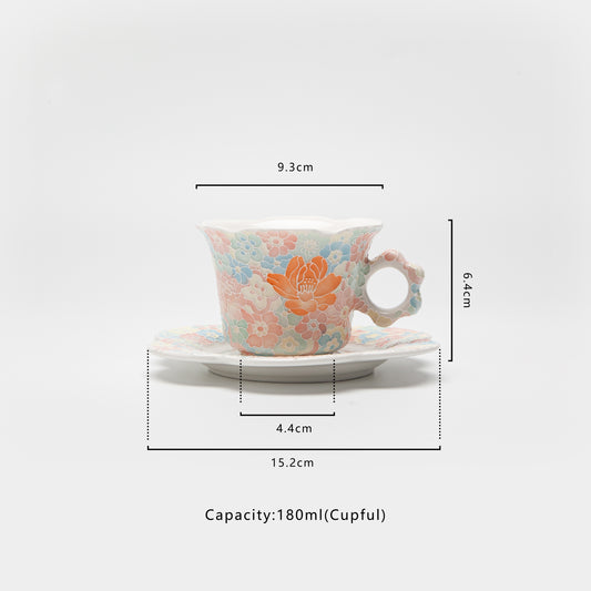 Myriad Blooms Porcelain Collection-coffee cup